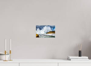 Massive Wave Crashes Ashore