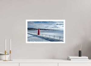 Grand Haven Lighthouse Surrounded by Winter