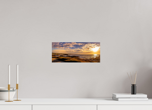 Captivating sunset on 17-mile Drive in Pebble Beach, showcasing the stunning coastline in fine art print.