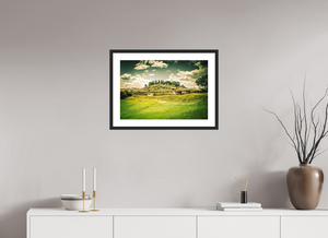 Driving through Tuscany