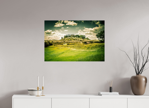 Driving through Tuscany