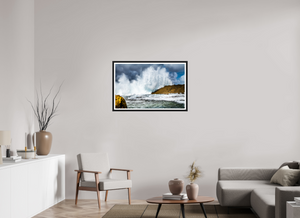 Massive Wave Crashes Ashore