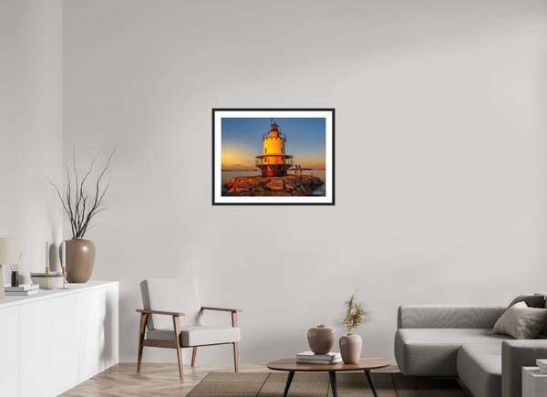 Golden Hour at Spring Point Ledge Lighthouse