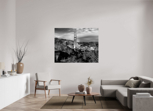 Monochrome Majesty: The Golden Gate Reimagined