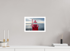 Winter Glow at Muskegon Lighthouse