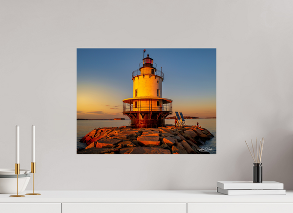Golden Hour at Spring Point Ledge Lighthouse