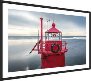 Winter Glow at Muskegon Lighthouse