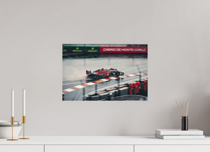 Ferrari in the Rain at Monaco