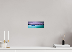 Boats moored in the tranquil Caribbean harbor, capturing the essence of "Aftermath in the Harbor."