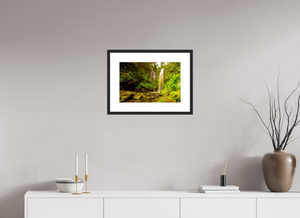 Water falls into Paradises’ Pool