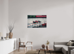 Ferrari in the Rain at Monaco