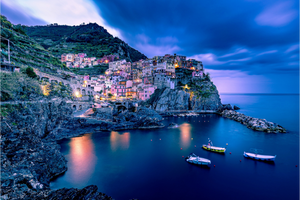 Manarola on the Mediterranean