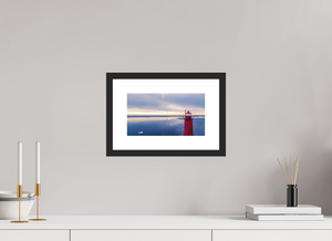 Muskegon Lighthouse on a Stormy Afternoon