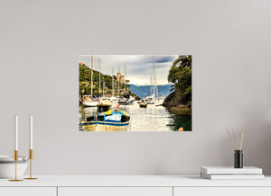 Old Boat in Portofino Harbor