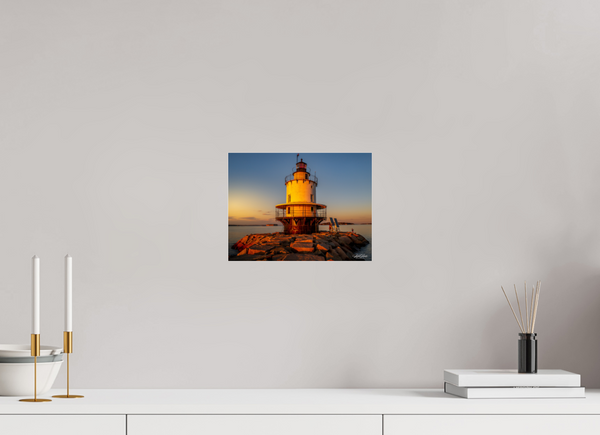 Golden Hour at Spring Point Ledge Lighthouse
