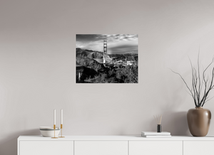 Monochrome Majesty: The Golden Gate Reimagined