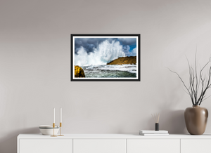 Massive Wave Crashes Ashore