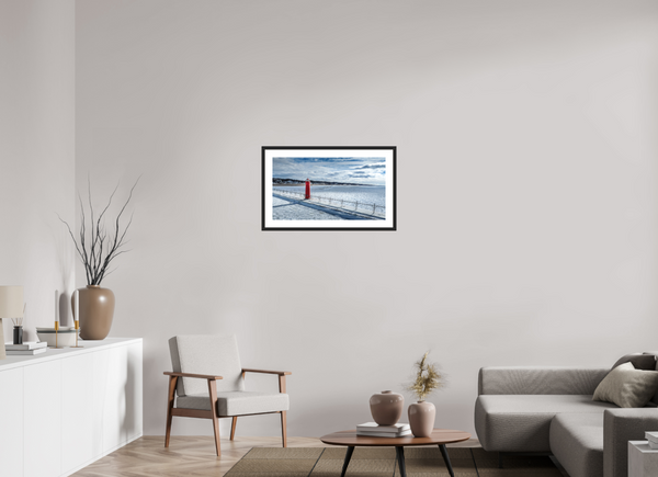 Grand Haven Lighthouse Surrounded by Winter