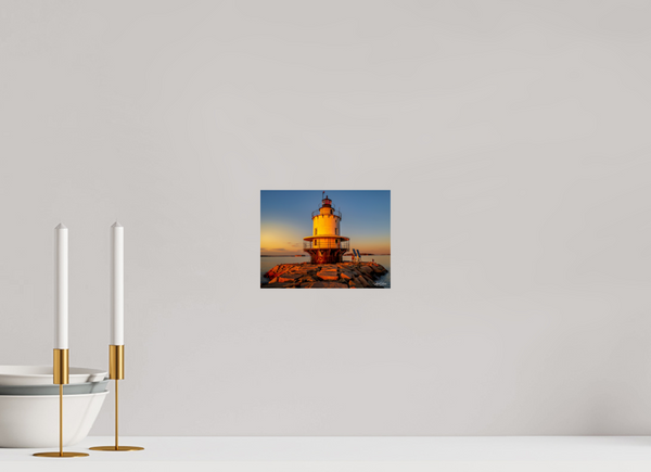 Golden Hour at Spring Point Ledge Lighthouse