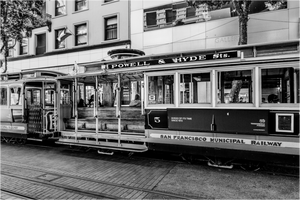 Market Street Trolley - Large Print