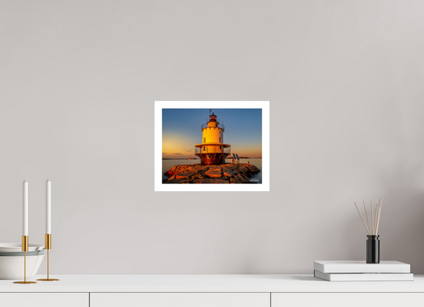 Golden Hour at Spring Point Ledge Lighthouse