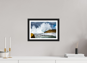 Massive Wave Crashes Ashore