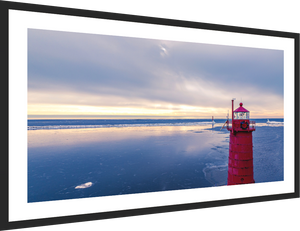 Muskegon Lighthouse on a Stormy Afternoon