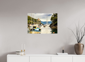 Old Boat in Portofino Harbor