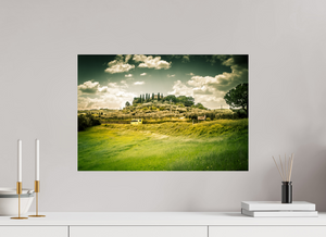 Driving through Tuscany