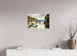 Old Boat in Portofino Harbor