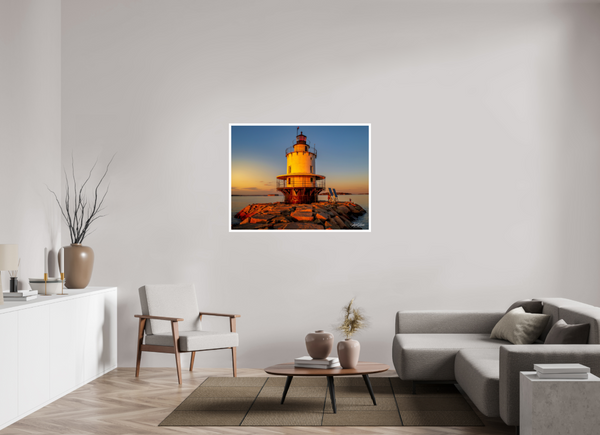 Golden Hour at Spring Point Ledge Lighthouse