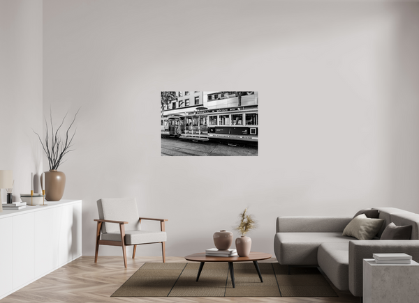 Market Street Trolley - Large Print