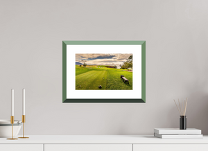 Fine art print showcasing The Par-5 6th at Pebble Beach, a legendary hole for golf enthusiasts.