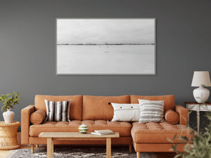 Swans on a Frozen River