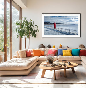 Grand Haven Lighthouse Surrounded by Winter