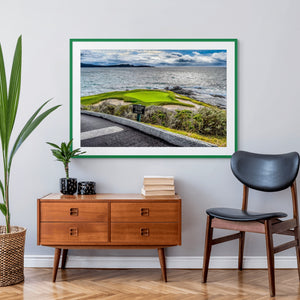 The Iconic 7th Green at Pebble Beach showcases stunning coastal views at Pebble Beach Golf Links.