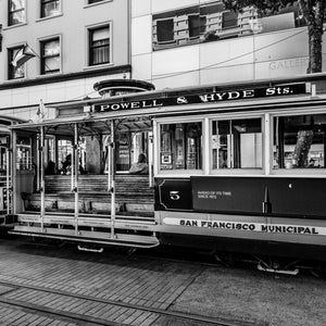 Market Street Trolley - Large Print