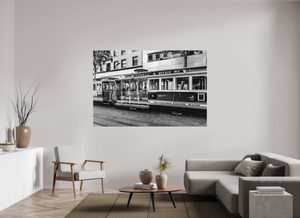Market Street Trolley - Large Print