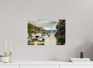 Old Boat in Portofino Harbor