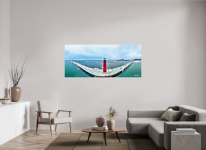 The Grand Haven North and South Pier