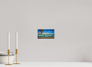 Colorful San Francisco Streetcar on the Embarcadero, showcasing the city's iconic public transport.