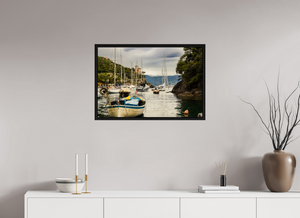 Old Boat in Portofino Harbor