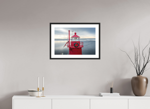 Winter Glow at Muskegon Lighthouse