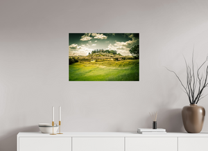 Driving through Tuscany