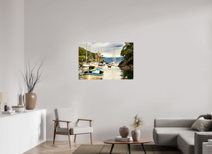 Old Boat in Portofino Harbor