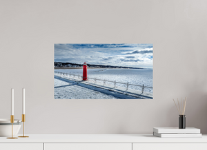 Grand Haven Lighthouse Surrounded by Winter