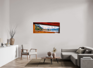 A Window into Lake Como showcases a stunning view from a boat, capturing the lake's serene beauty.