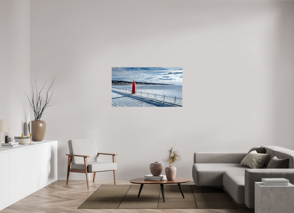 Grand Haven Lighthouse Surrounded by Winter