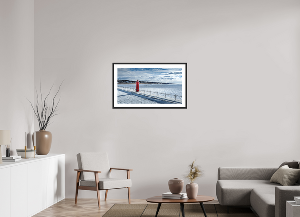 Grand Haven Lighthouse Surrounded by Winter
