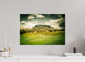 Driving through Tuscany